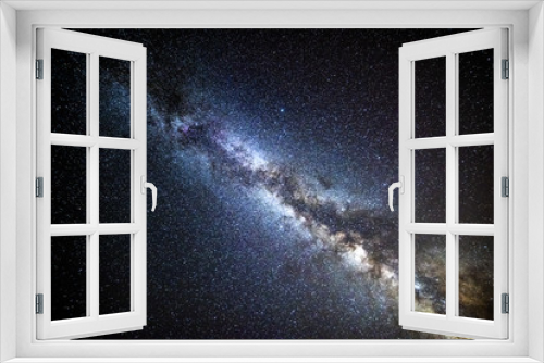 Fototapeta Naklejka Na Ścianę Okno 3D - Milky Way in Joshua Tree