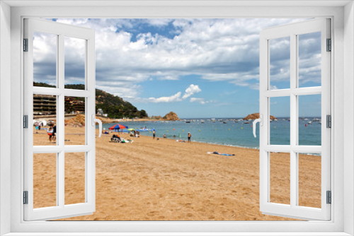 Fototapeta Naklejka Na Ścianę Okno 3D - Views of the Mediterranean coast from Tossa de Mar, Catalonia, Spain
