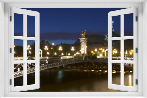 Fototapeta Naklejka Na Ścianę Okno 3D - Le pont Alexandre III , Paris