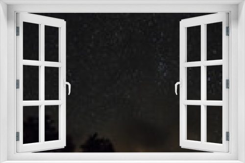 Fototapeta Naklejka Na Ścianę Okno 3D - Milkyway through the forest