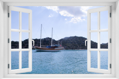 Fototapeta Naklejka Na Ścianę Okno 3D - boat