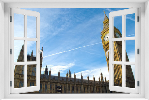 Fototapeta Naklejka Na Ścianę Okno 3D - Houses of parliament, London