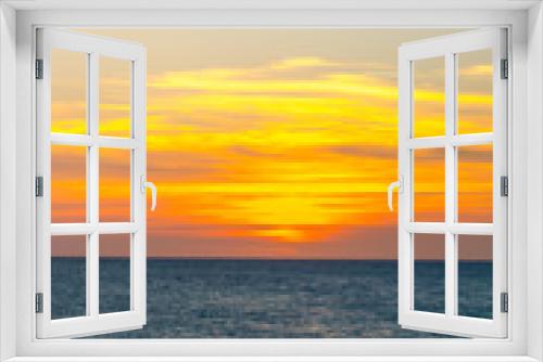 Fototapeta Naklejka Na Ścianę Okno 3D - Sonnenuntergang über der Ostsee