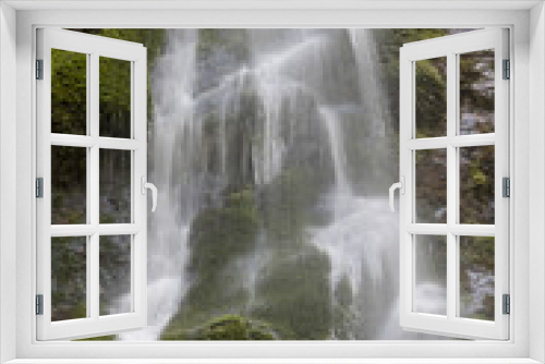 Fototapeta Naklejka Na Ścianę Okno 3D - Wasserfall in der Wimbachklamm im Berchtesgadener Land