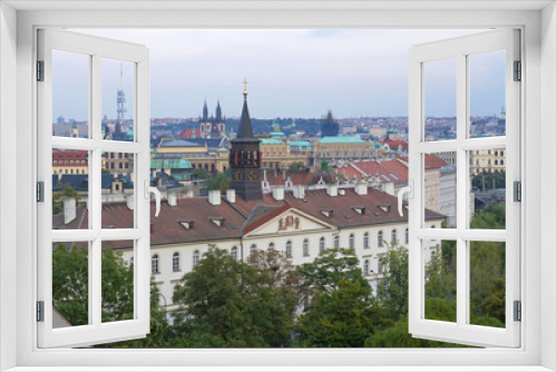 Fototapeta Naklejka Na Ścianę Okno 3D - Prager Stadtpanorama