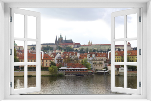 Fototapeta Naklejka Na Ścianę Okno 3D - Prager Stadtpanorama