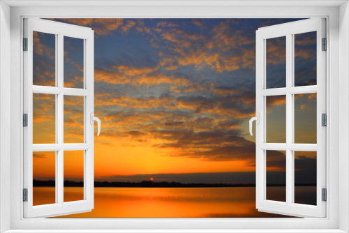 Fototapeta Naklejka Na Ścianę Okno 3D - beautiful sunset