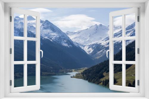 Fototapeta Naklejka Na Ścianę Okno 3D - artificial lake Durlassboden