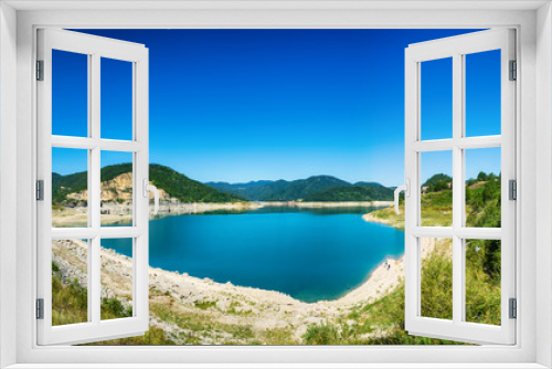 Fototapeta Naklejka Na Ścianę Okno 3D - Lake Zaovine in Serbia