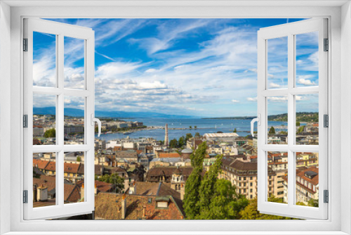 Fototapeta Naklejka Na Ścianę Okno 3D - Panoramic view of Geneva