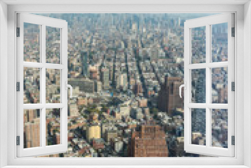 Fototapeta Naklejka Na Ścianę Okno 3D - Downtown Manhattan