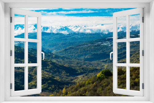 Fototapeta Naklejka Na Ścianę Okno 3D - Landscape of the summer mountains