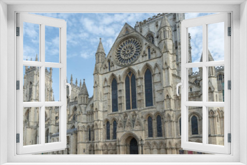 Fototapeta Naklejka Na Ścianę Okno 3D - South door of York cathedral