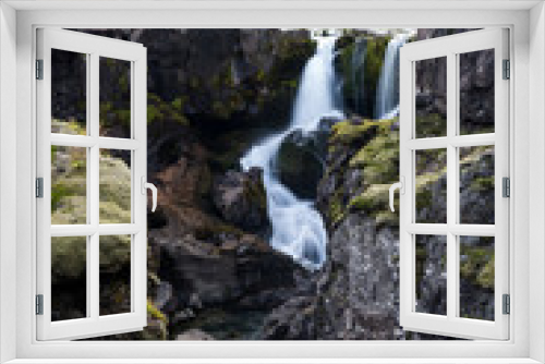 Fototapeta Naklejka Na Ścianę Okno 3D - Iceland Waterfall