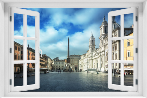 Fototapeta Naklejka Na Ścianę Okno 3D - Piazza Navona, Rome. Italy