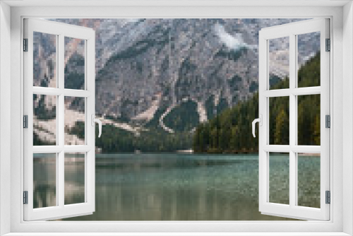Fototapeta Naklejka Na Ścianę Okno 3D - Il Lago di Braies