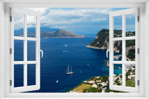 Fototapeta Naklejka Na Ścianę Okno 3D - Capri