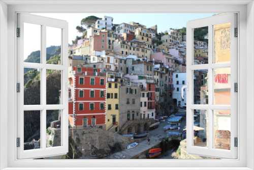 Fototapeta Naklejka Na Ścianę Okno 3D - Cinque Terre at Day