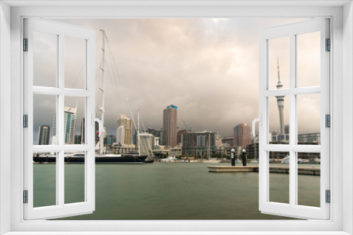 Fototapeta Naklejka Na Ścianę Okno 3D - Day Skyline of Auckland. New Zealand