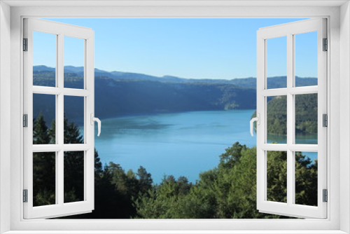 Fototapeta Naklejka Na Ścianę Okno 3D - lac de Vouglans 2