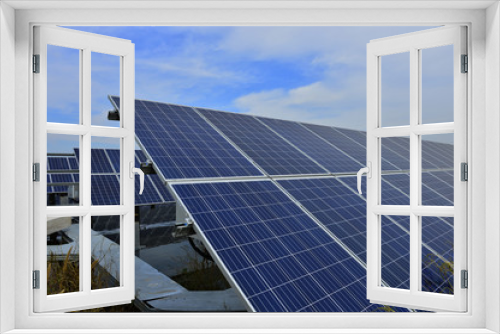 Fototapeta Naklejka Na Ścianę Okno 3D - Solar power equipment