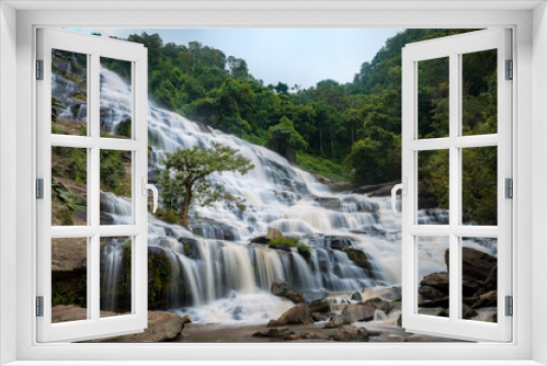 Fototapeta Naklejka Na Ścianę Okno 3D - Mae Ya waterfall, Chiang Mai ,Thailand.