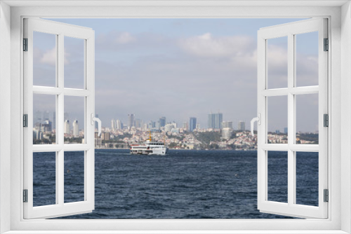 Fototapeta Naklejka Na Ścianę Okno 3D - Besiktas district in Istanbul city