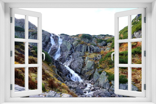 Fototapeta Naklejka Na Ścianę Okno 3D - jesień w tatrach dolina 5 stawów, roztoka, świstówka i morskie oko