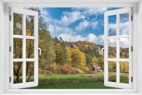 Fototapeta Naklejka Na Ścianę Okno 3D - Jesień w Ojcowie