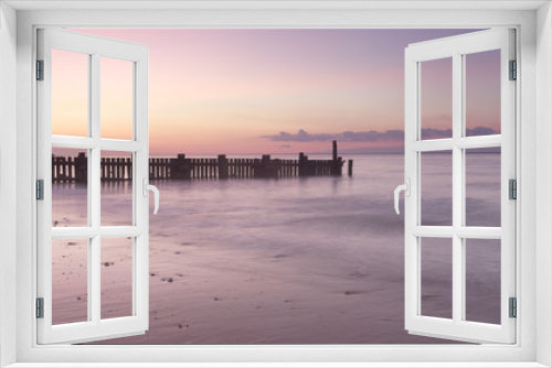 Fototapeta Naklejka Na Ścianę Okno 3D - Pastel Seascape, Norfolk coast, England,uk