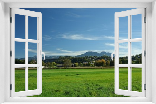 Fototapeta Naklejka Na Ścianę Okno 3D - landschaft in der schweiz