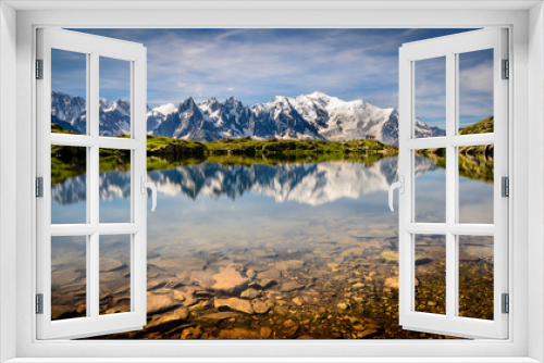 Fototapeta Naklejka Na Ścianę Okno 3D - La Blanc, Chamonix-Mont Blanc