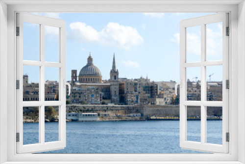 Fototapeta Naklejka Na Ścianę Okno 3D - Valletta, Malta