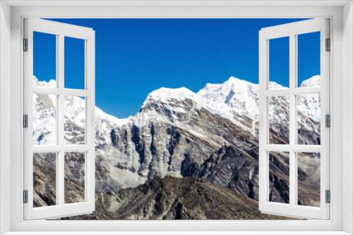 Fototapeta Naklejka Na Ścianę Okno 3D - Snowy mountains of the Himalayas