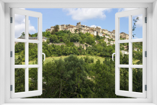 Views of Cordes-sur-Ciel, a beautiful town in southern France