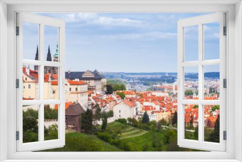 Fototapeta Naklejka Na Ścianę Okno 3D - Czech Republic, panoramic view of old Prague