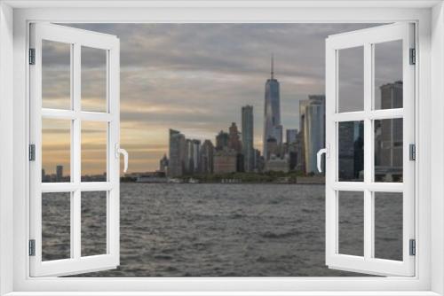 Fototapeta Naklejka Na Ścianę Okno 3D - Downtown NY