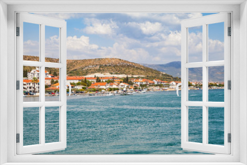 Fototapeta Naklejka Na Ścianę Okno 3D - Dalmatian coastline, Trogir, Croatia