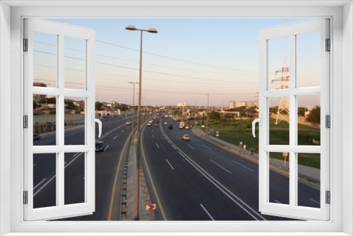 Fototapeta Naklejka Na Ścianę Okno 3D - The road to Baku