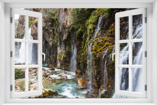 Fototapeta Naklejka Na Ścianę Okno 3D - Waterfall in Turkey