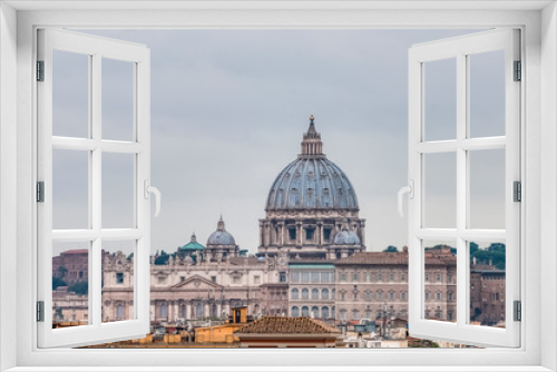 Fototapeta Naklejka Na Ścianę Okno 3D - Saint Peter's Basilica in Vatican City, Italy