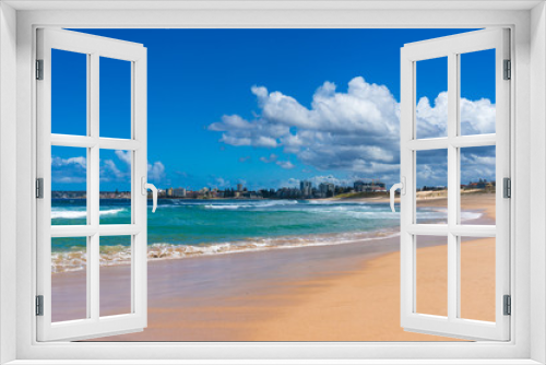 Fototapeta Naklejka Na Ścianę Okno 3D - Beach landscape on sunny day