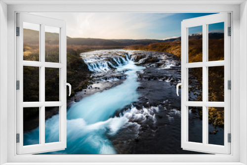 Fototapeta Naklejka Na Ścianę Okno 3D - Bruarfoss in Iceland