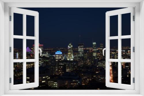 Fototapeta Naklejka Na Ścianę Okno 3D - Montréal by night
