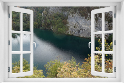 Fototapeta Naklejka Na Ścianę Okno 3D - amazing landscape at the plitvice lakes in croatia