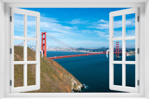 Fototapeta Naklejka Na Ścianę Okno 3D - Golden Gate Bridge in San Fransisco, California