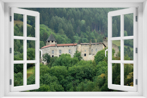 Fototapeta Naklejka Na Ścianę Okno 3D - Castel Pietra, Sudtirolo