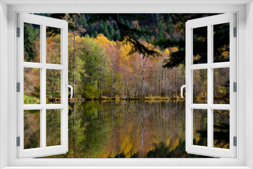 Fototapeta Naklejka Na Ścianę Okno 3D - Lac de Longemer in den Vogesen