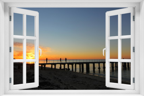 Fototapeta Naklejka Na Ścianę Okno 3D - Sunset at Mornington Peninsula
