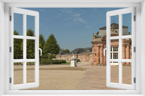Fototapeta Naklejka Na Ścianę Okno 3D - Schwetzingen, germany - picturesque palace walking park